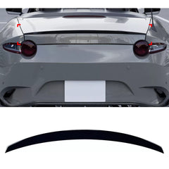 Rear Trunk Spoiler For Mazda MX-5 Miata 2016+ Spoiler Piano Black ABS Plastic