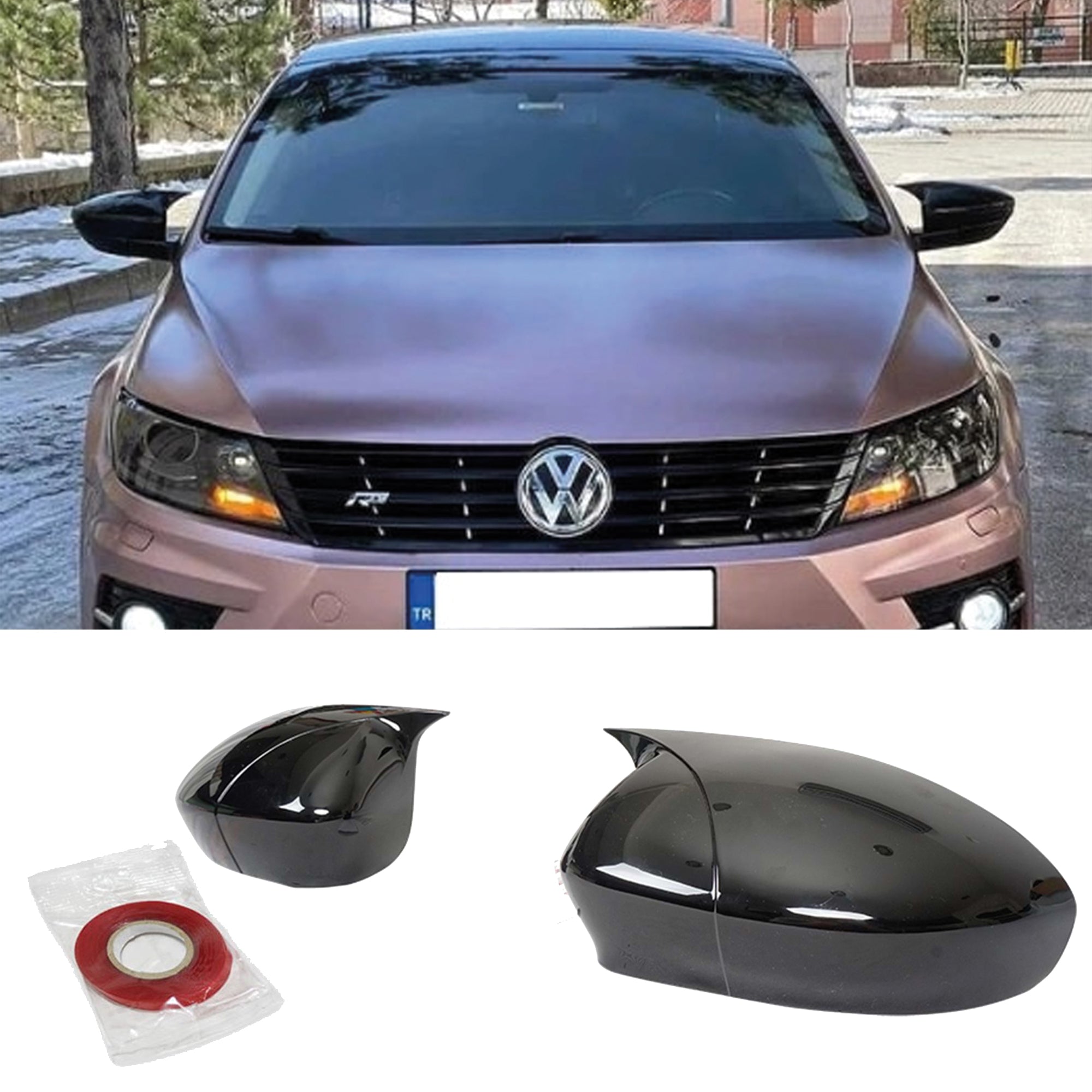 Mirror Cover for VW Passat CC 2008-2017 Batman Model