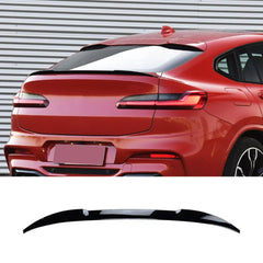 Rear Trunk Spoiler For BMW X4 G02 2018+ M5 Style Spoiler Piano Black ABS Plastic