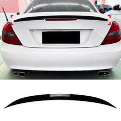Rear Trunk Spoiler For Mercedes Benz SLK R171 2005-2010 Spoiler Piano Black ABS Plastic