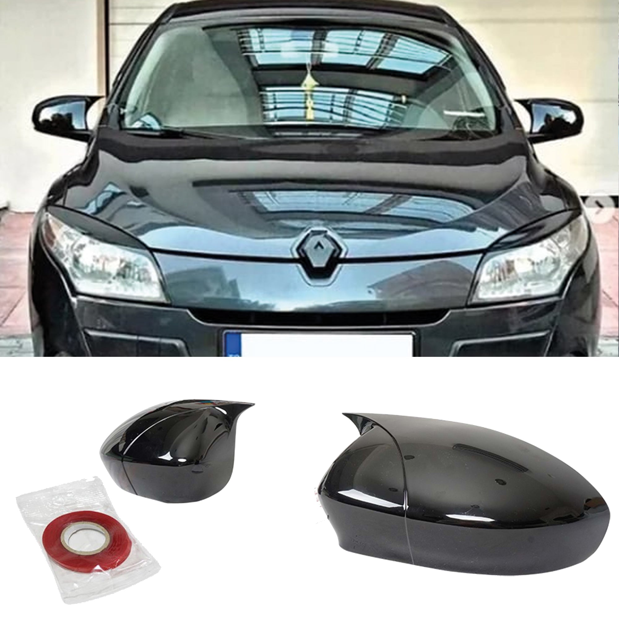 Mirror Cover for Renault Megane 3 MK3 2008-2016 Batman Model