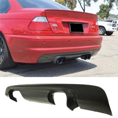 Rear Diffuser for BMW E46 M Technic 2001-2006 M3 Style Diffuser Piano Black Vacuum Plastic Car Styling Diffuser Rear Body Kit