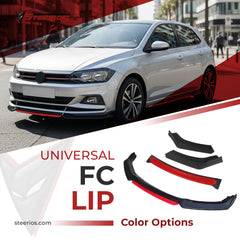 Universal FC Model FC-Type Front Bumper Lip Adjustable All Car