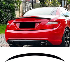 Rear Trunk Spoiler For Mercedes Benz SLK SLC R172 2011-2019 Spoiler Piano Black ABS Plastic