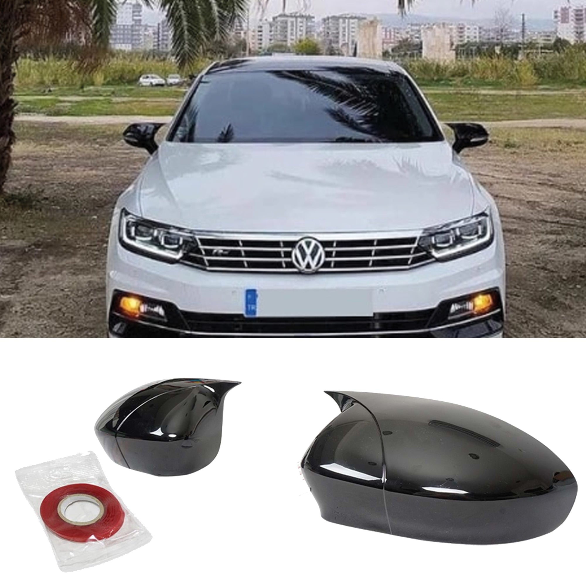 Mirror Cover for VW Passat B8 2015-2022 Batman Model
