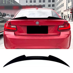 Rear Trunk Spoiler For BMW 2 Series F22 F87 2014-2019 M4 Style Spoiler Piano Black ABS Plastic