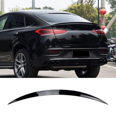 Rear Trunk Spoiler For Mercedes Benz GLE Class GLE Coupe C167 2020+ Spoiler Piano Black ABS Plastic