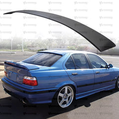 Roof Top Spoiler For BMW 3 Series E36 1995-2003 4 DOOR Piano Black ABS Plastic