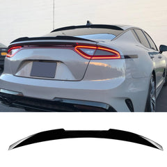 Rear Trunk Spoiler For Kia Stinger 2018+ M4 Style Spoiler Piano Black ABS Plastic