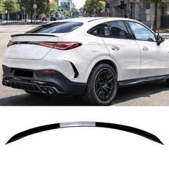 Rear Trunk Spoiler For Mercedes GLC C254 24+ Spoiler Piano Black ABS Plastic