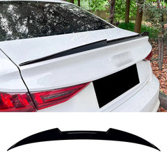 Rear Trunk Spoiler For Audi A3 8Y Sedan 2020+ M4 Style Spoiler Piano Black ABS Plastic