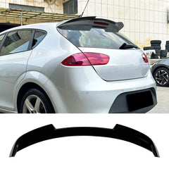 Roof Top Spoiler For Seat Leon MK2.5 2009-2012 M4 Style Piano Black ABS Plastic