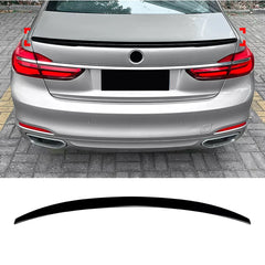 Rear Trunk Spoiler For BMW 7 Series G11 G12 2016-2022 M Performance Spoiler Piano Black ABS Plastic