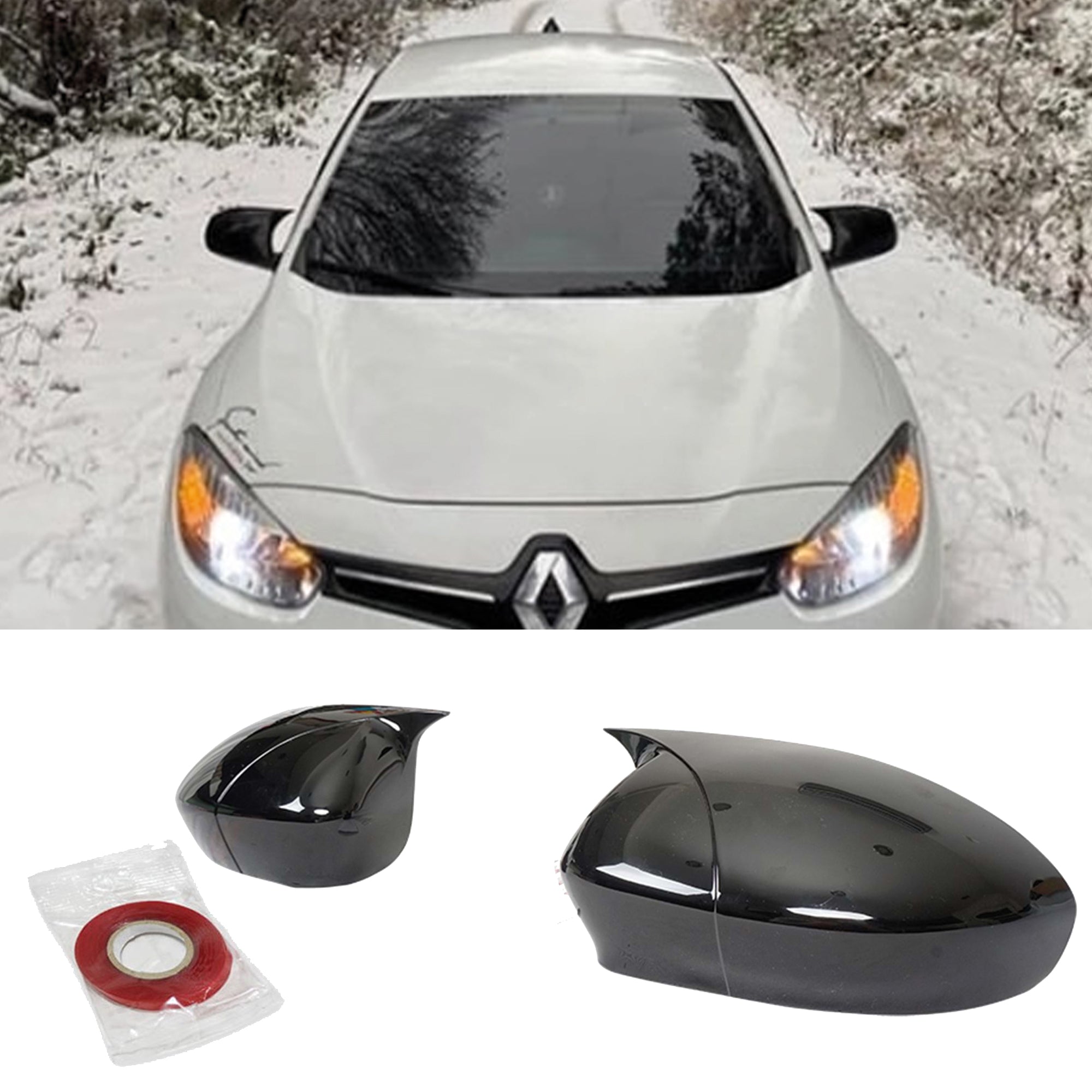 Mirror Cover for Renault Fluence 2009-2016 Batman Model