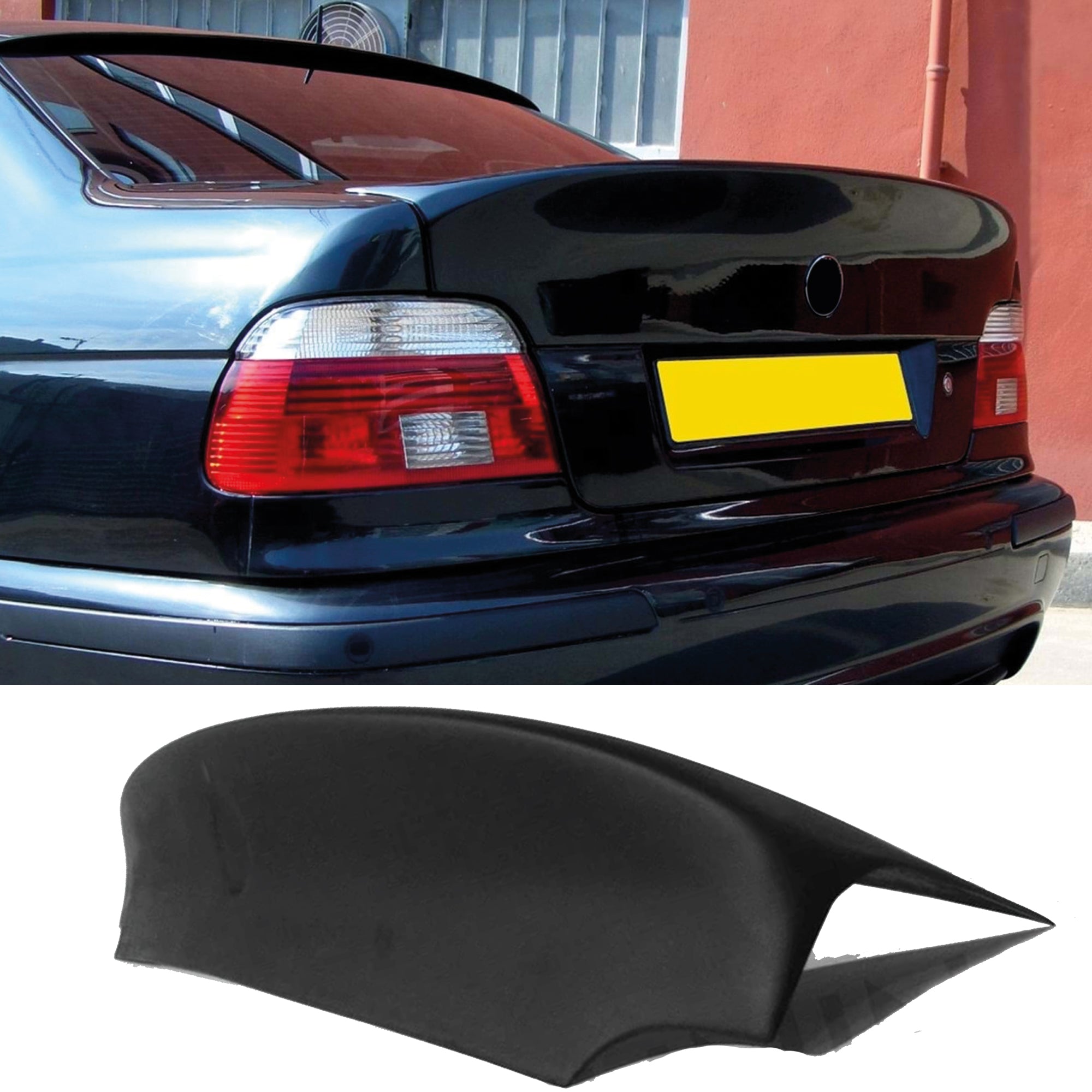 Rear Roof Spoiler For BMW E39 95-03 CSL Style Spoiler Piano Black ABS Plastic