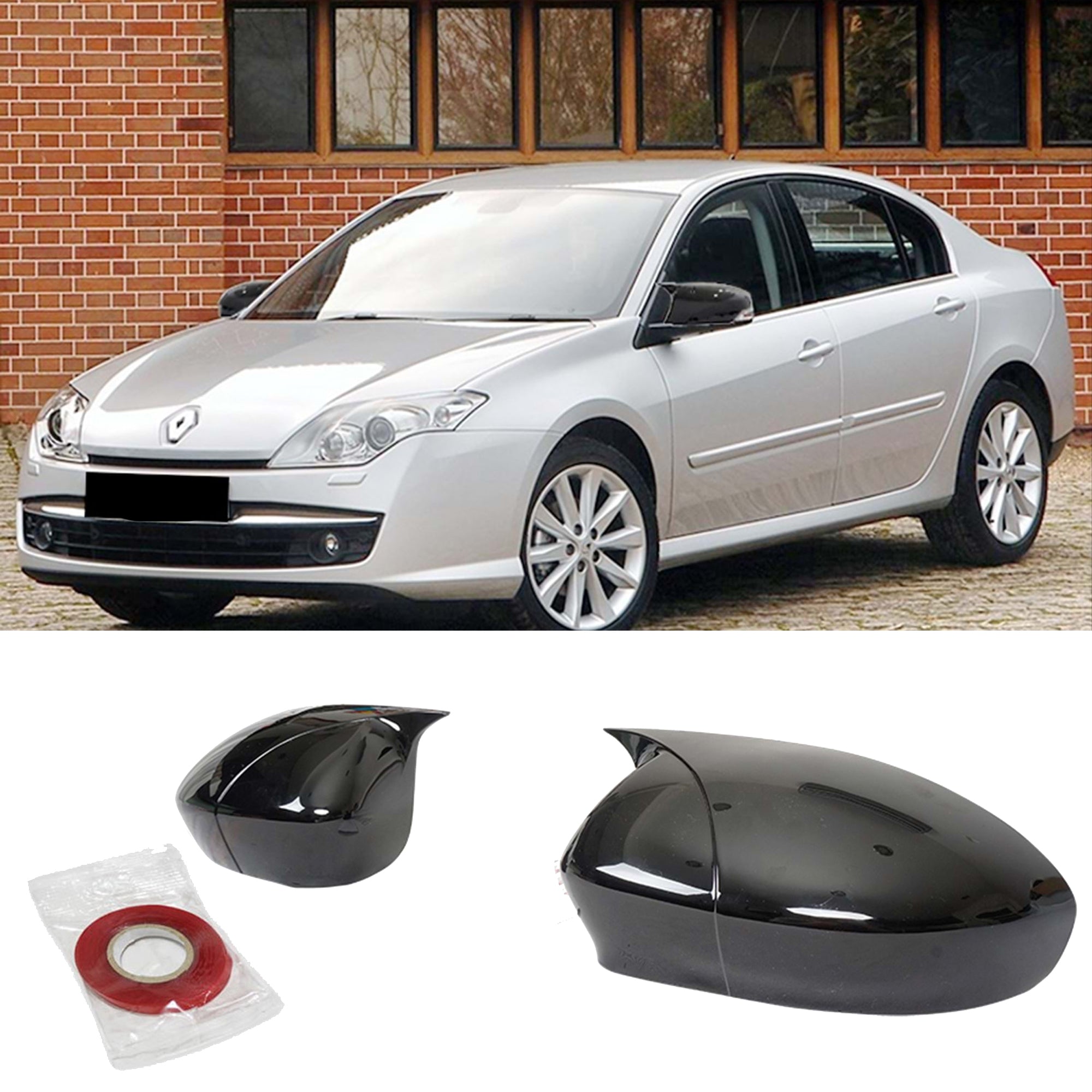 Mirror Cover for Renault Laguna 3 2007-2014 Batman Model