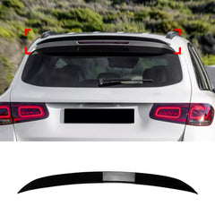 Rear Roof Spoiler For Mercedes Benz GLC Class X253 2016-2022 Spoiler Piano Black ABS Plastic