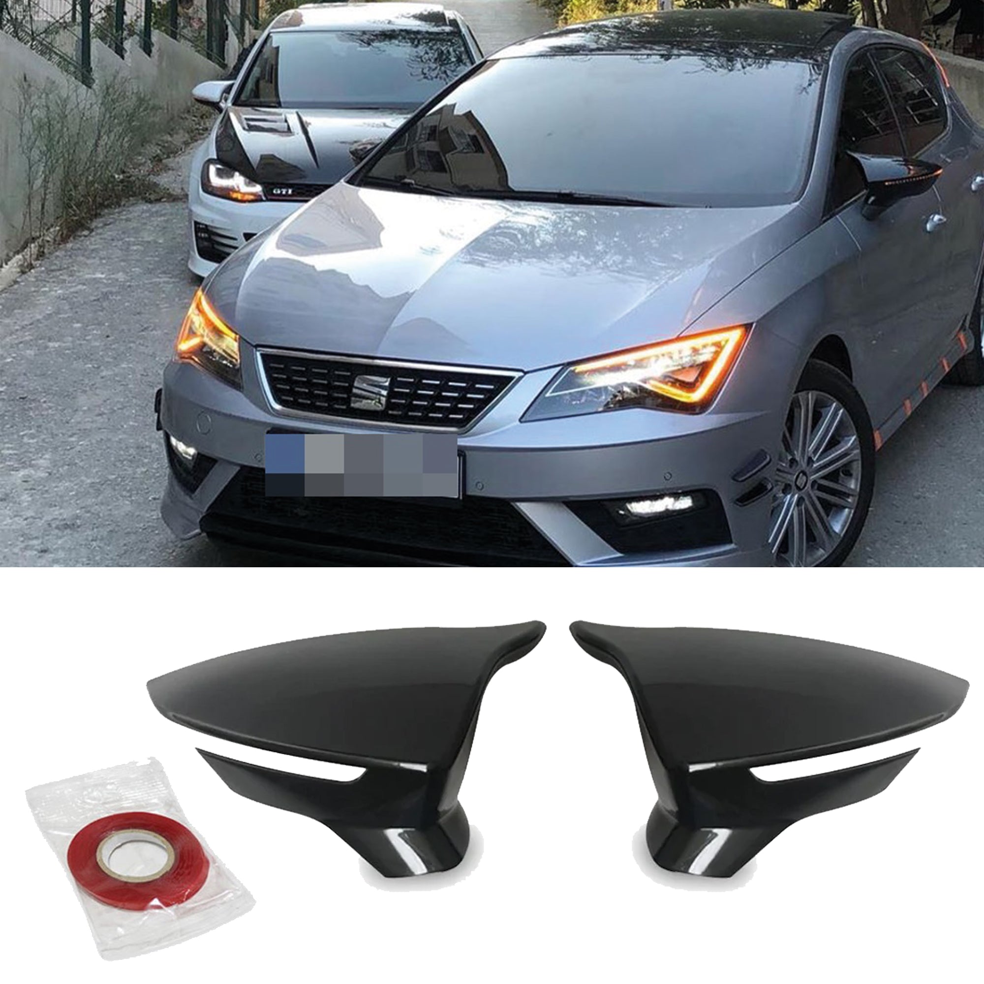 Mirror Cover for Seat Ibiza MK5 KJ 2017+ Batman Model