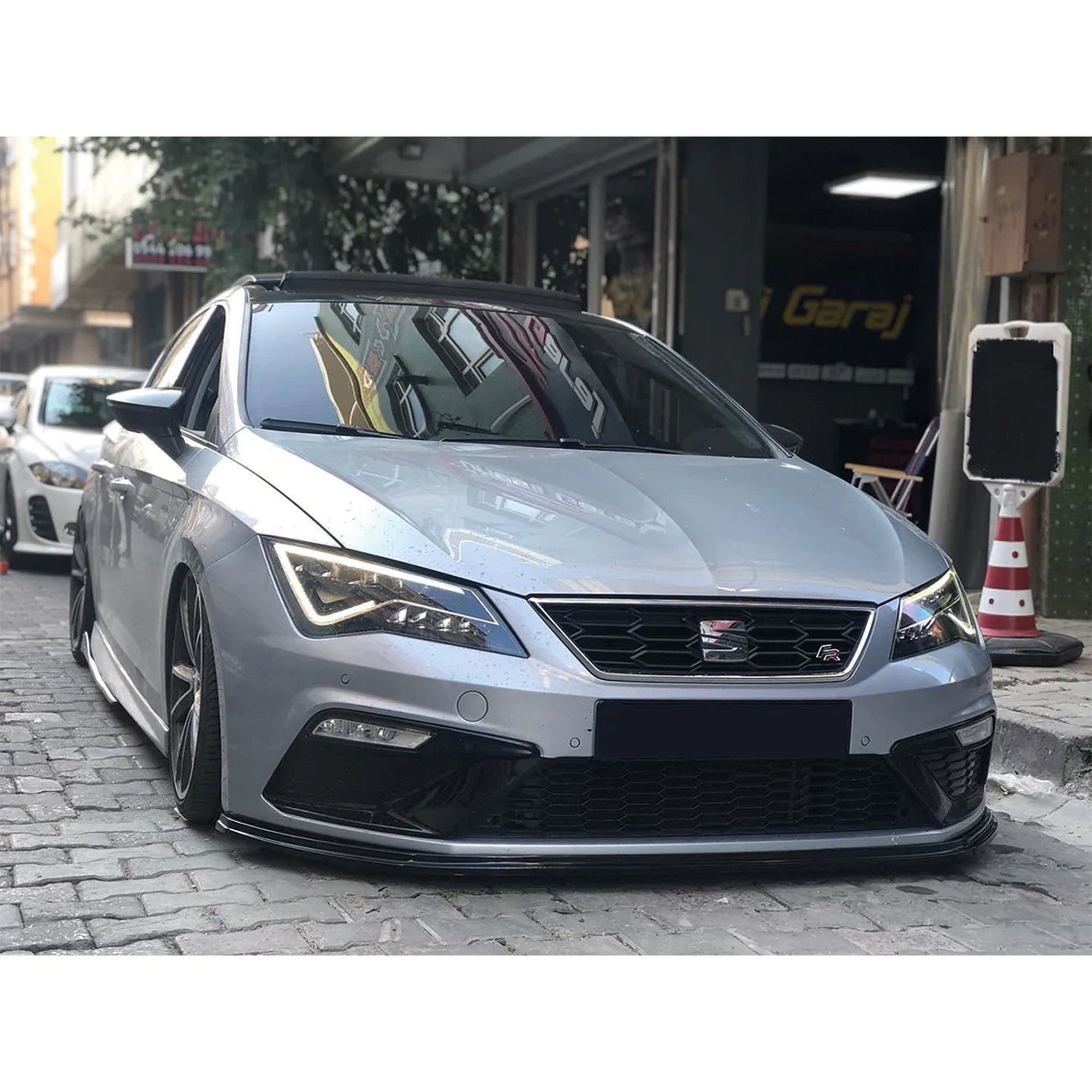 Front Bumper Lip for Seat Leon MK3 FL 2017-2020 Adjustable All Car