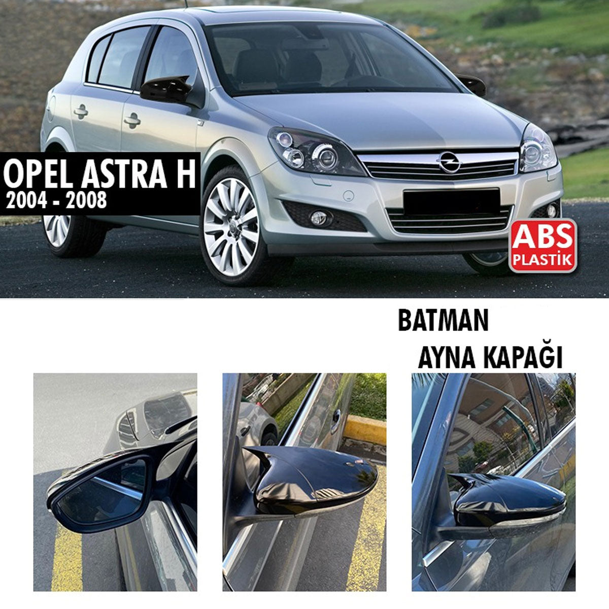Mirror Cover for Opel Astra H 2004-2009 /2009-2013 HB-SD Batman Model