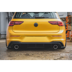 Rear Diffuser for VW Golf 8 Rear MAX Diffuser Piano Black ABS  2020 After (R + L Single Output) Car Styling Diffuser Rear Body Kit