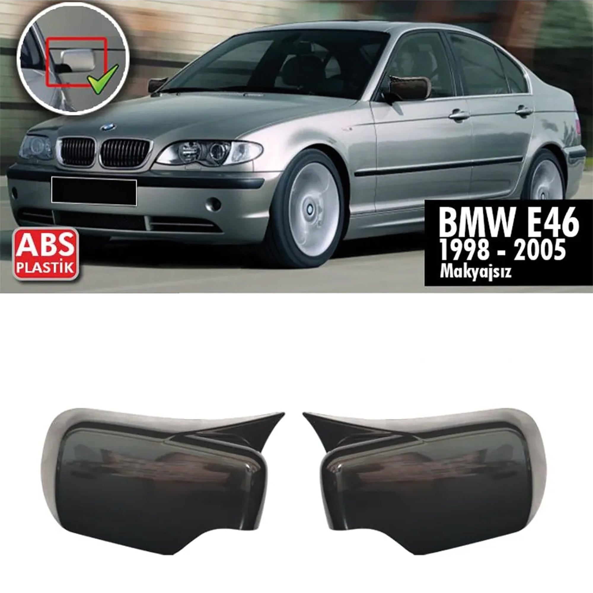 Mirror Cover for BMW E46 1998-2005 Batman Model