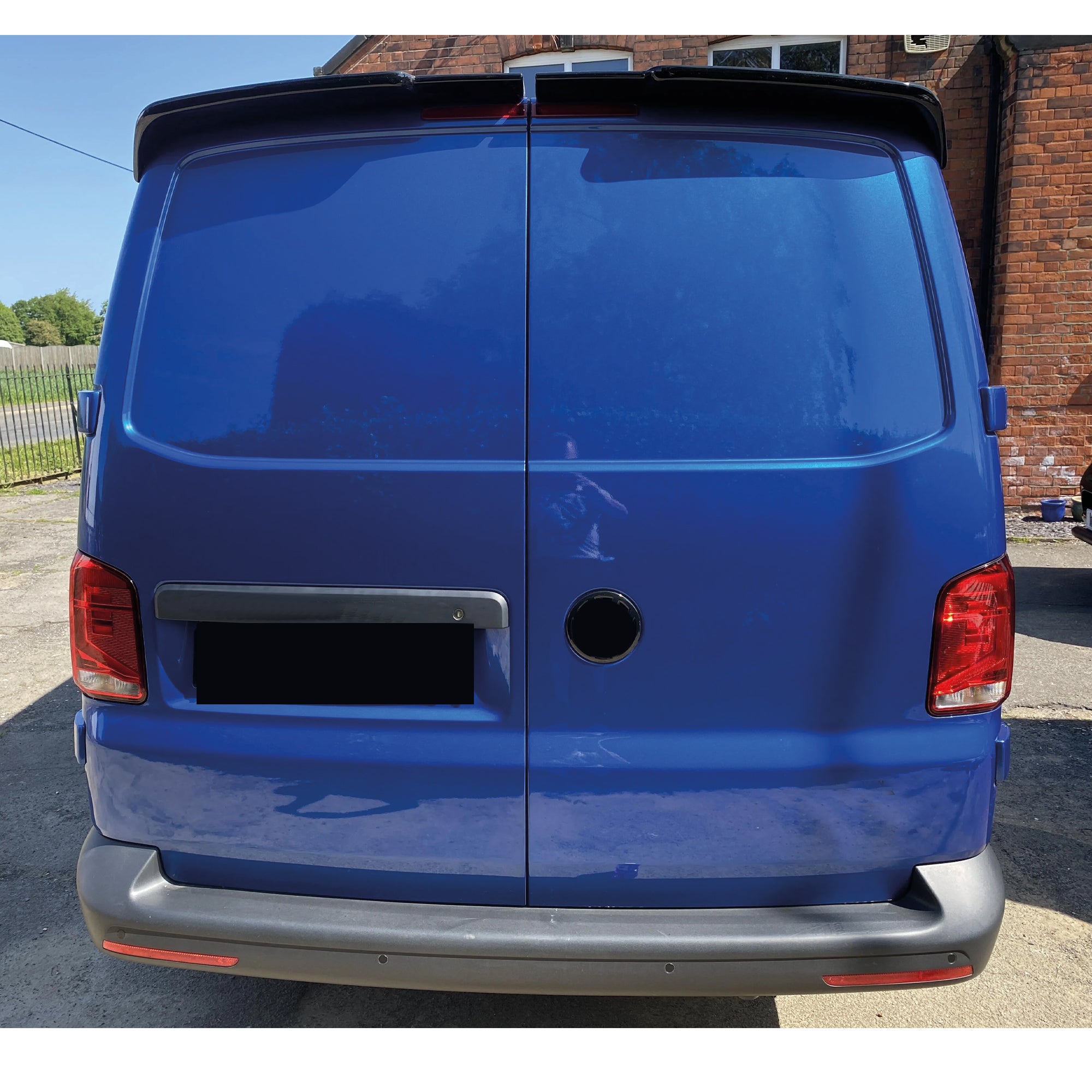 Rear Roof Spoiler For VW Transporter 2003-2019 T5 - T5.1 - T6 - T6.1  2 DOOR Spoiler Piano Black ABS Plastic