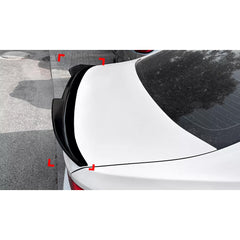 Rear Trunk Spoiler For BMW 5 Series G30 2018-2023 PSM Style Spoiler Piano Black ABS Plastic
