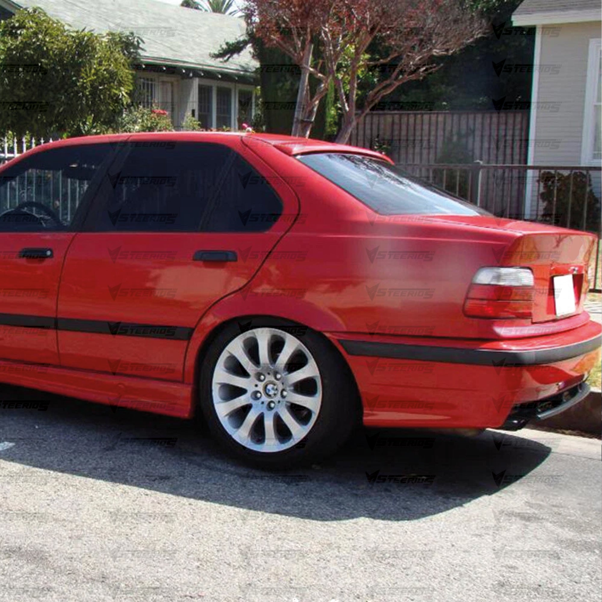 Roof Top Spoiler For BMW 3 Series E36 1995-2003 4 DOOR Piano Black ABS Plastic
