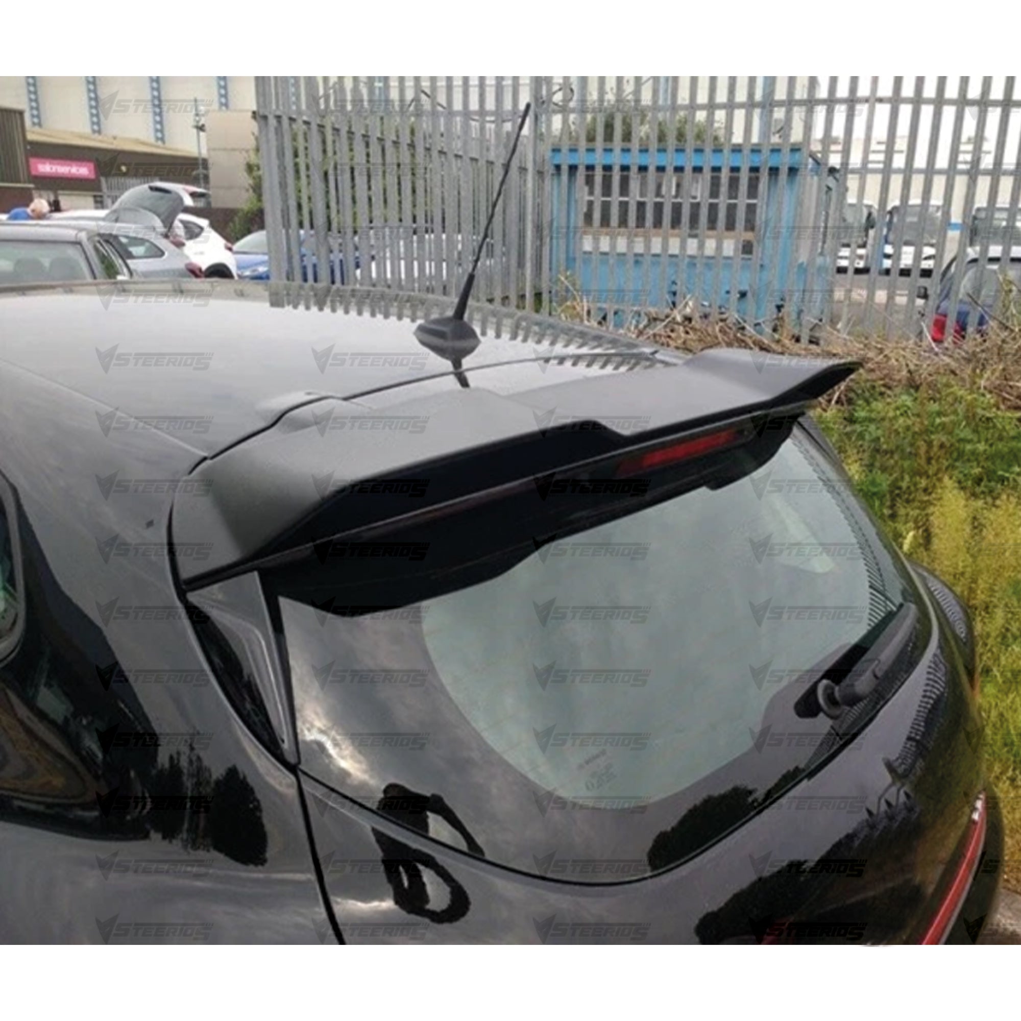 Rear Roof Spoiler For Renault Clio 4 RS Style 12-19 Spoiler Piano Black ABS Plastic