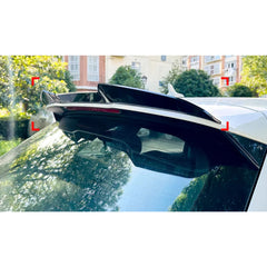 Rear Roof Spoiler For Audi A3 S3 8V Hatchback 2013-2020 Roof M4 Style Spoiler Piano Black ABS Plastic