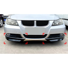 Front Bumper FLAP Wrap for BMW 3 Series E90 E91 Pre Lci 2005-2008, 2pcs FLAP Canards Lip Splitter Corner Trim Cover Adjustable Tuning Body Part Body Kit
