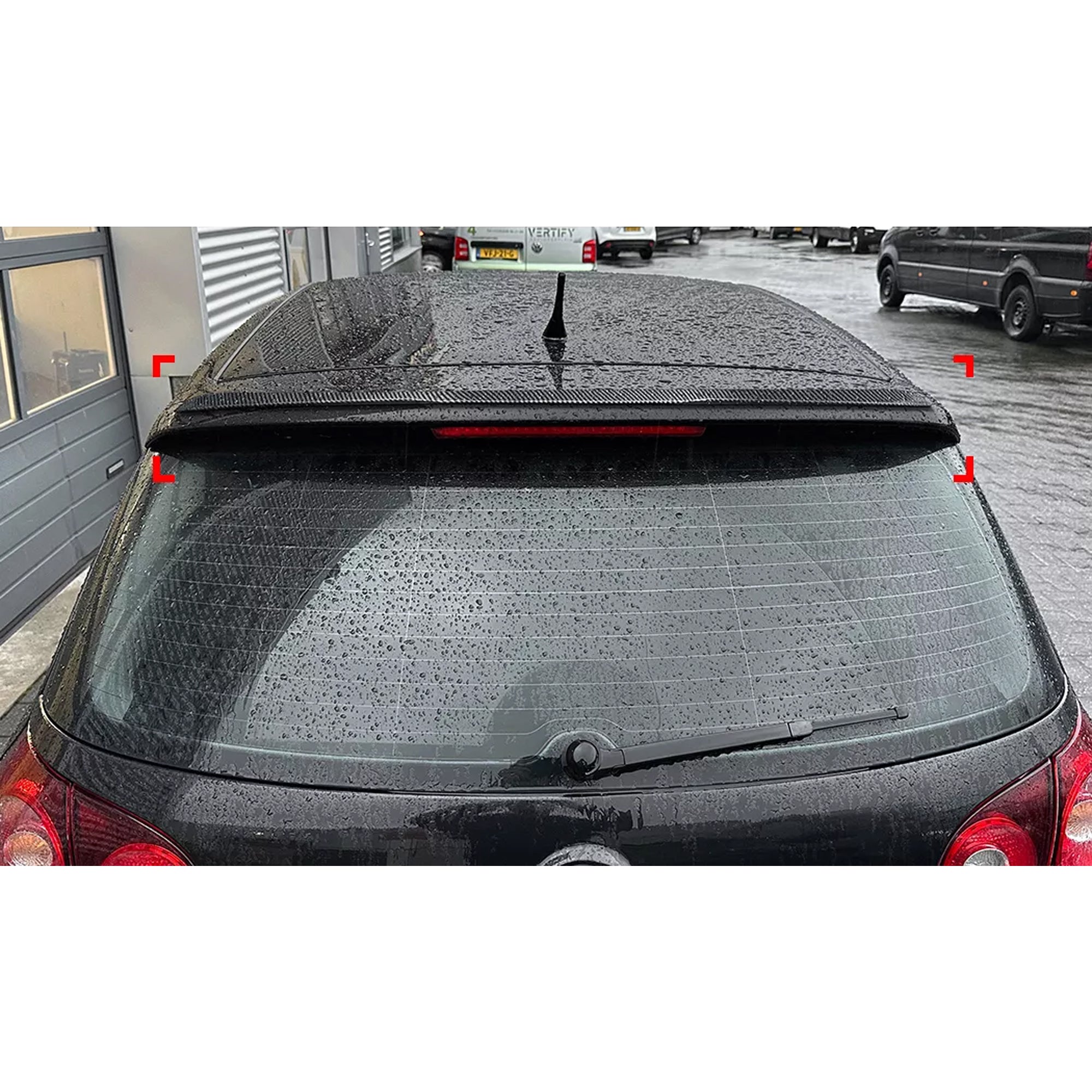 Rear Roof Spoiler For VW Volkswagen Golf MK5 GTI R32 2003-2008 Cap M4+ Style Spoiler Piano Black ABS Plastic
