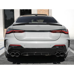 Rear Spoiler For BMW G22 G82 M4 Style 420i 430i M440i Piano Black ABS Plastic
