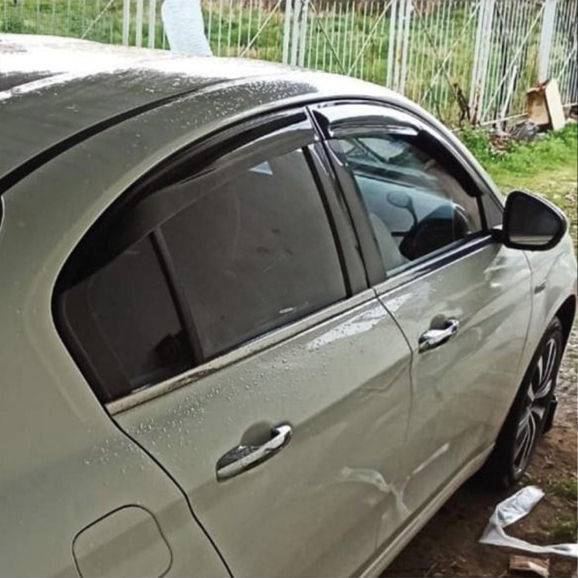 Window Visor for Fiat Egea Dodge Neon 4pcs Rain Guard Wind Deflector