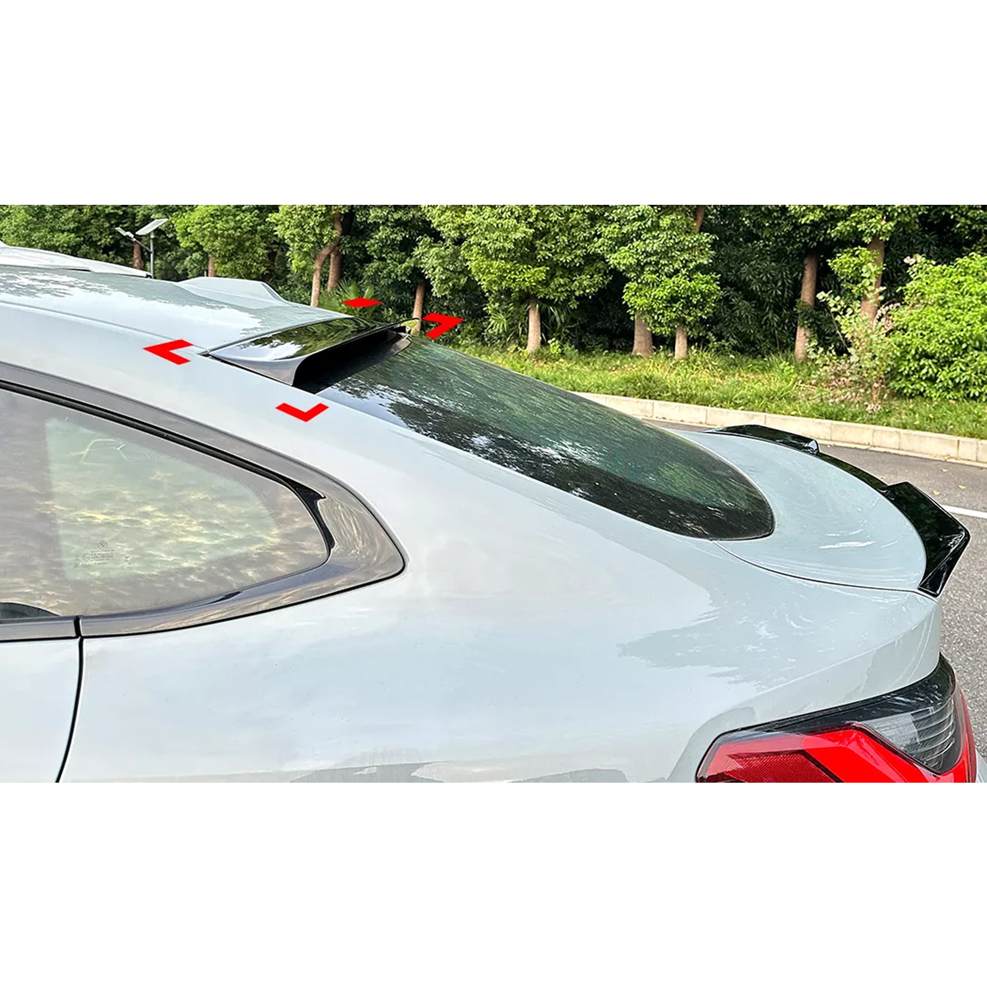 Roof Top Spoiler For BMW 4 Series G26 2020+ Piano Black ABS Plastic