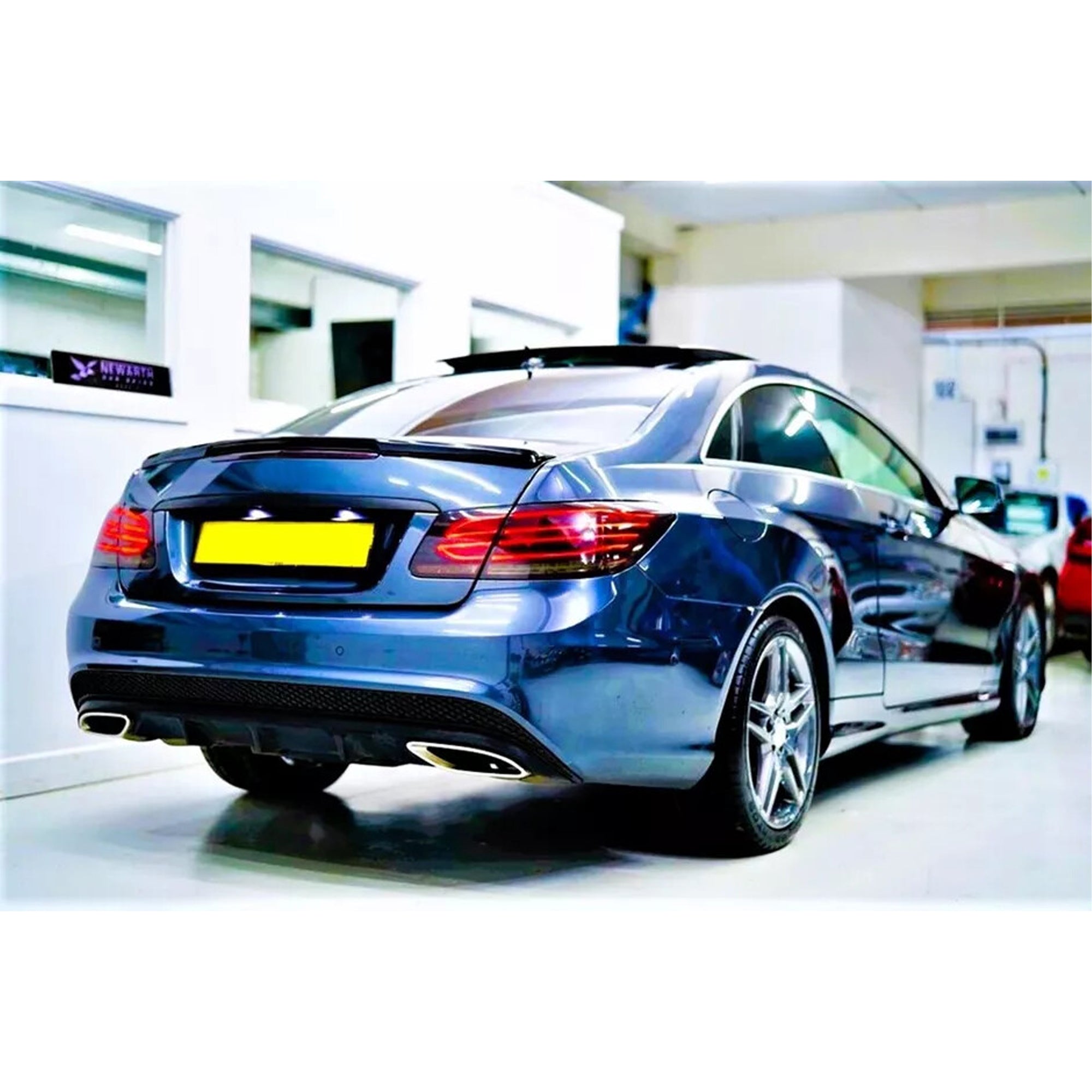 Rear Trunk Spoiler For Mercedes Benz E Class E Coupe C207 2009-2016 Spoiler Piano Black ABS Plastic