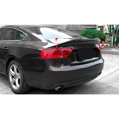 Rear Trunk Spoiler For Audi A5 8T Sportback 4Doors 2007-2016 M4 Style Spoiler Piano Black ABS Plastic