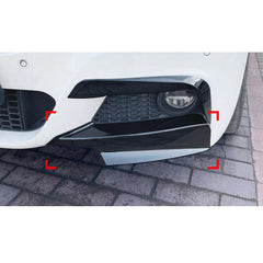 Front Bumper FLAP Wrap for BMW 3 Series F30 F31 2013-2019 M Pack, 2pcs FLAP Canards Lip Splitter Corner Trim Cover Adjustable Tuning Body Part Body Kit