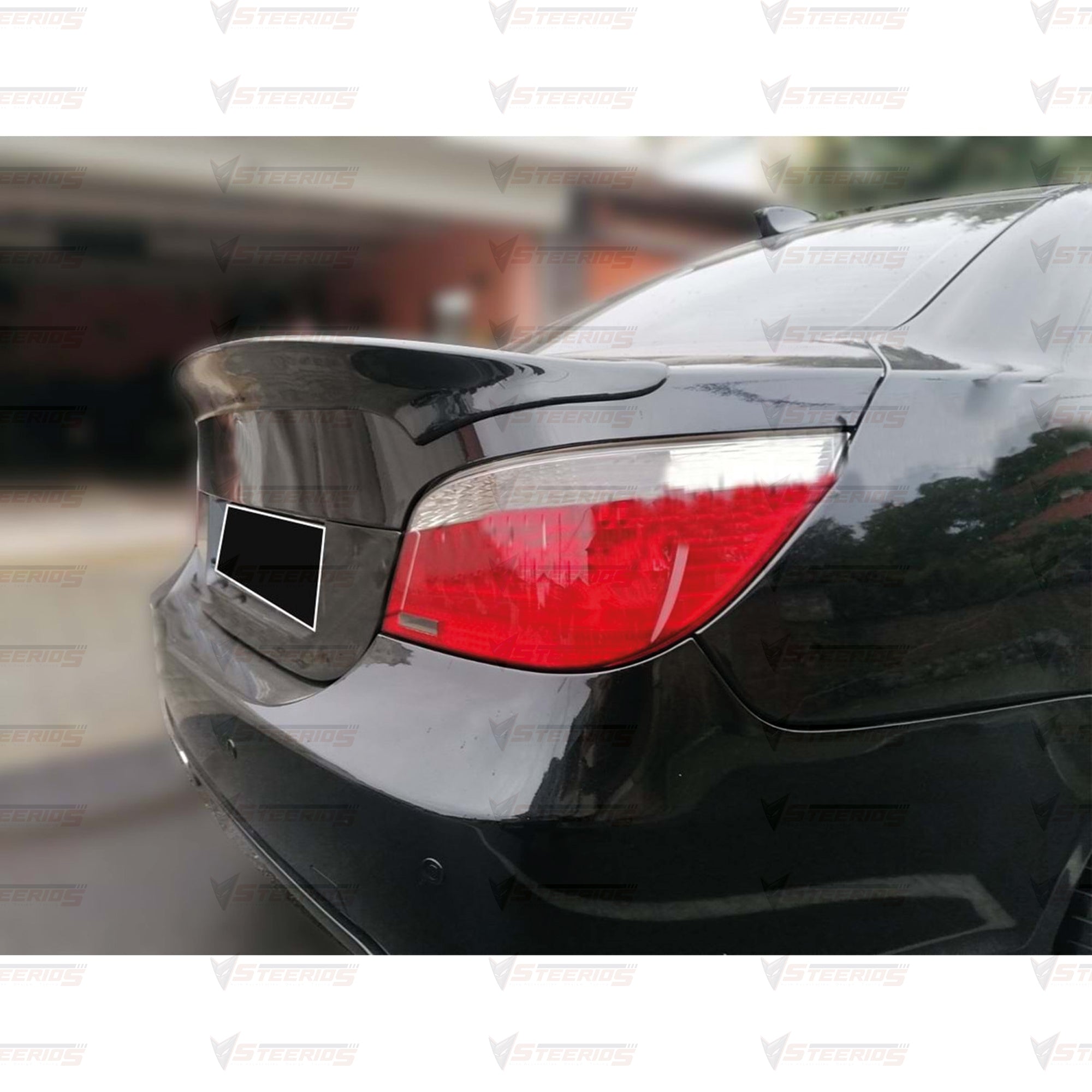 Rear Roof Spoiler For BMW 5 Series E60 2003-2010 CSL Style Piano Black ABS Plastic