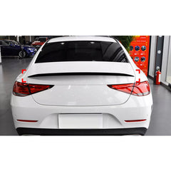 Rear Trunk Spoiler For Mercedes Benz CLS Class C257 2018+ Spoiler Piano Black ABS Plastic
