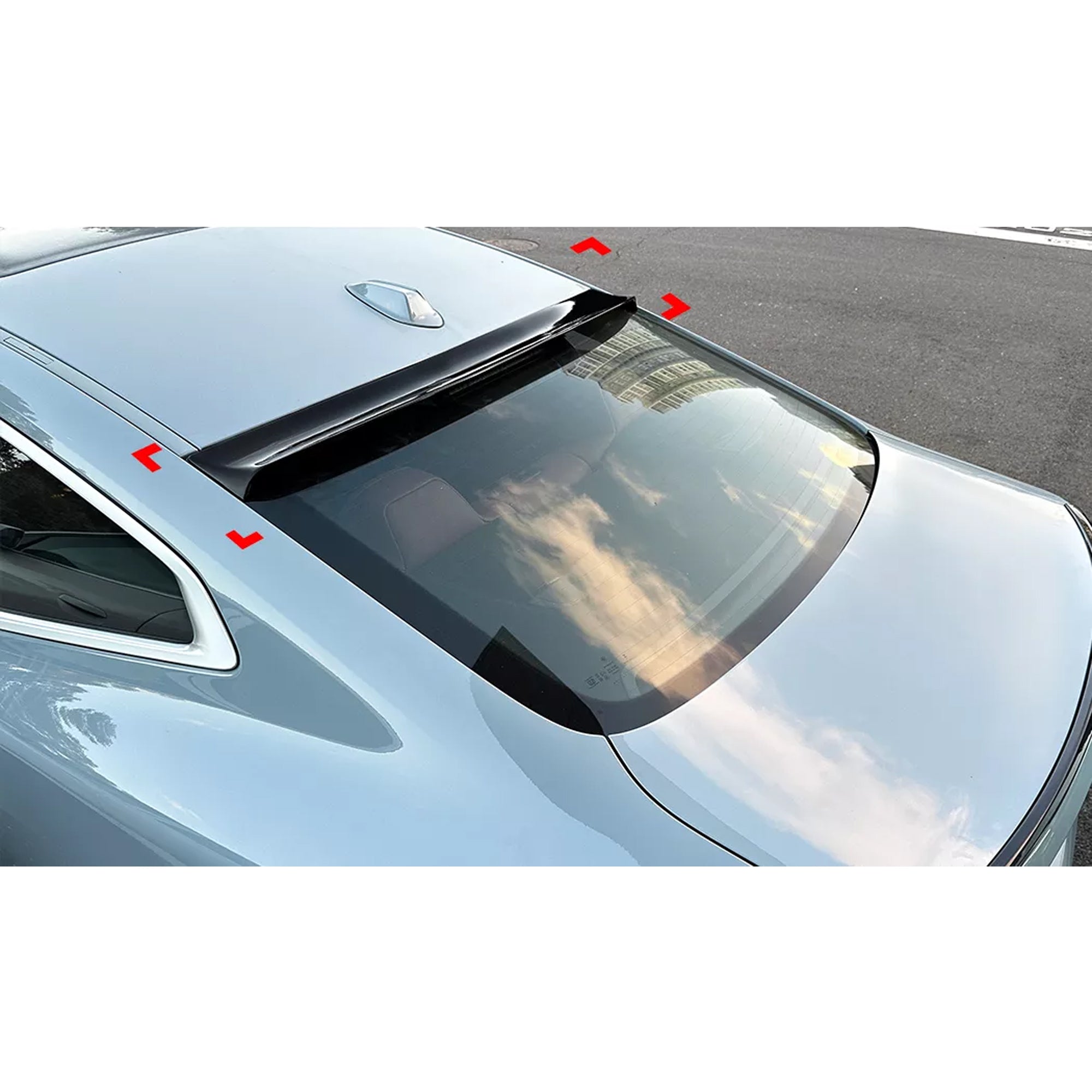 Roof Top Spoiler For BMW 4 Series G22 2020+ Piano Black ABS Plastic