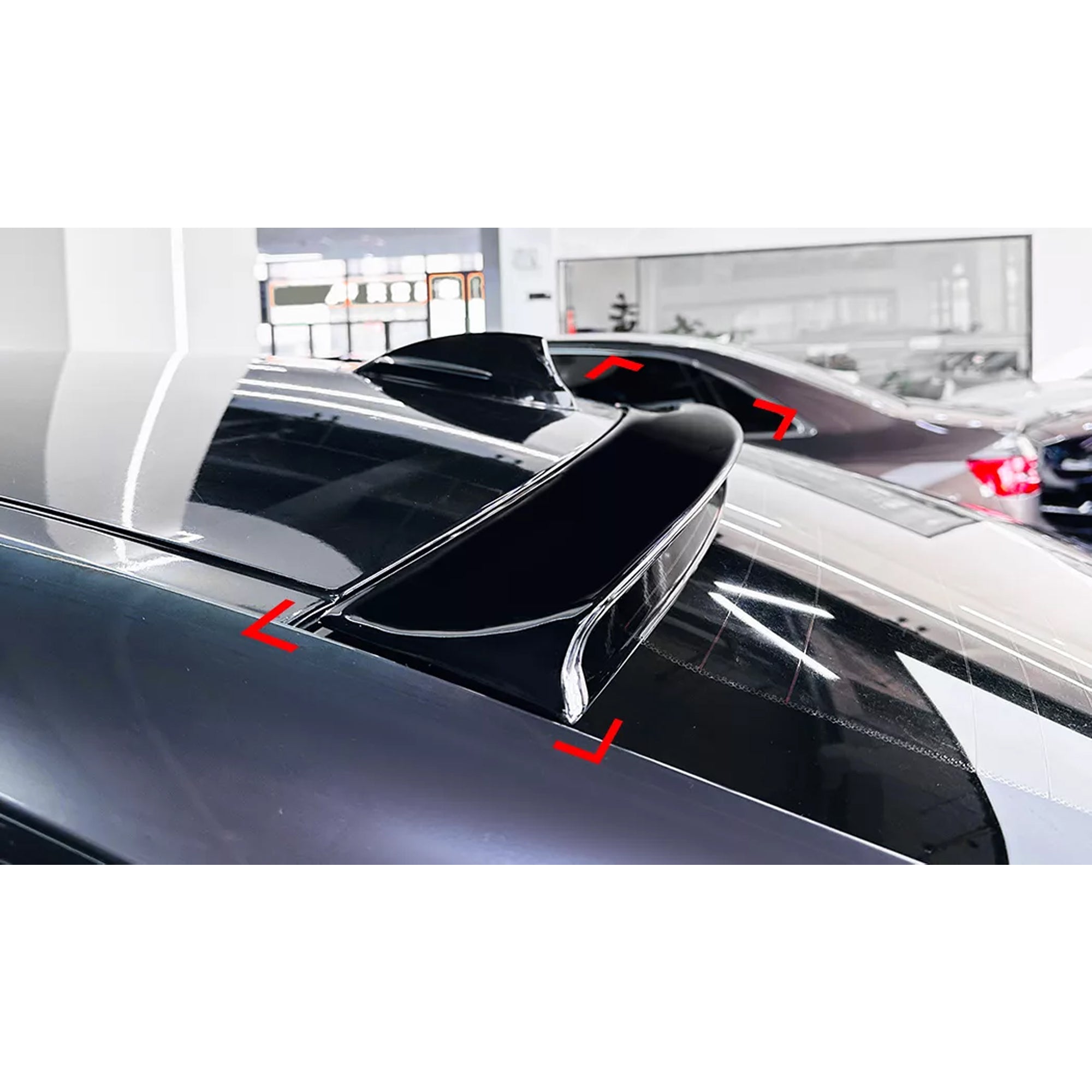 Roof Top Spoiler For BMW 4 Series F32 F82 2014-2020 Piano Black ABS Plastic
