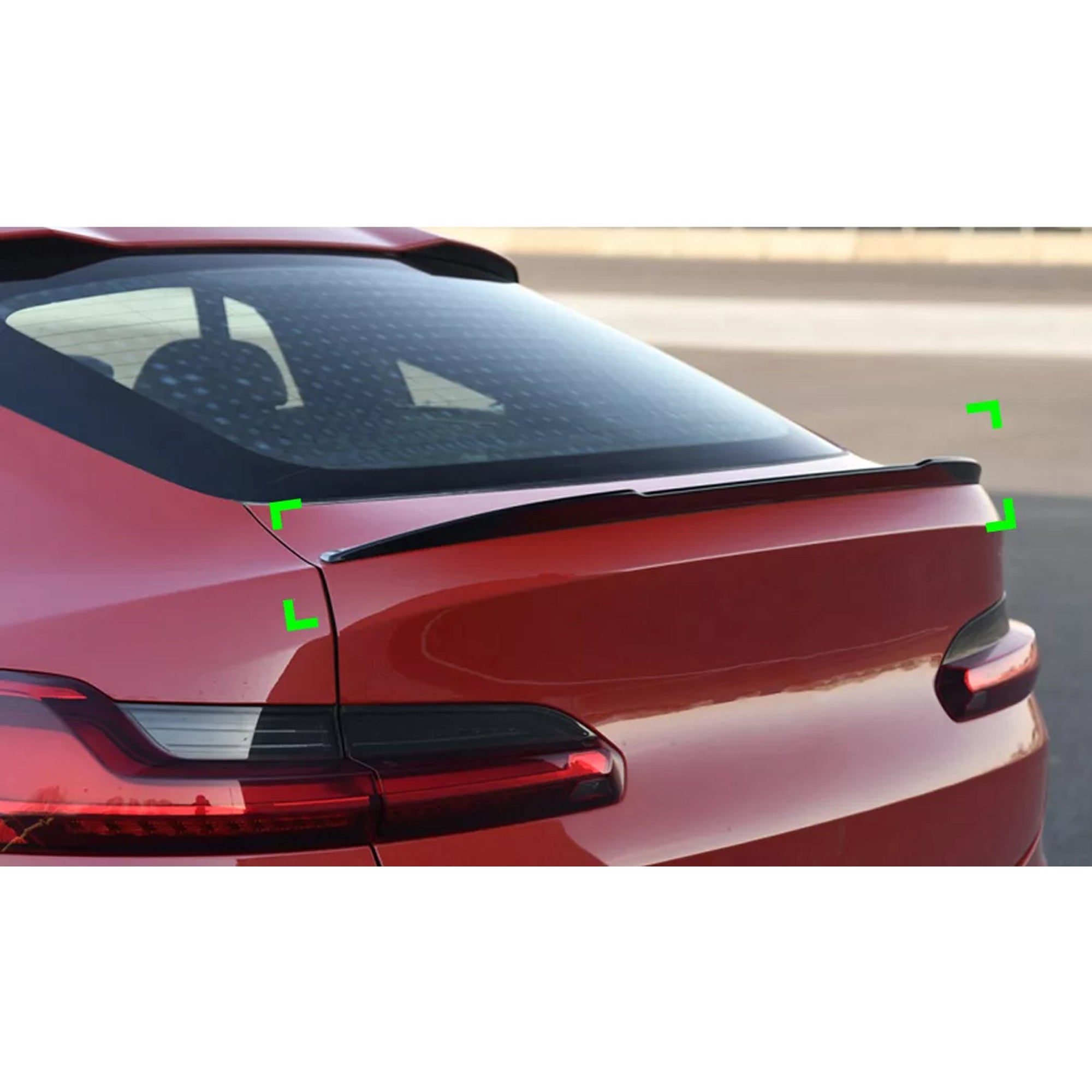 Rear Trunk Spoiler For BMW X4 G02 2018+ M5 Style Spoiler Piano Black ABS Plastic