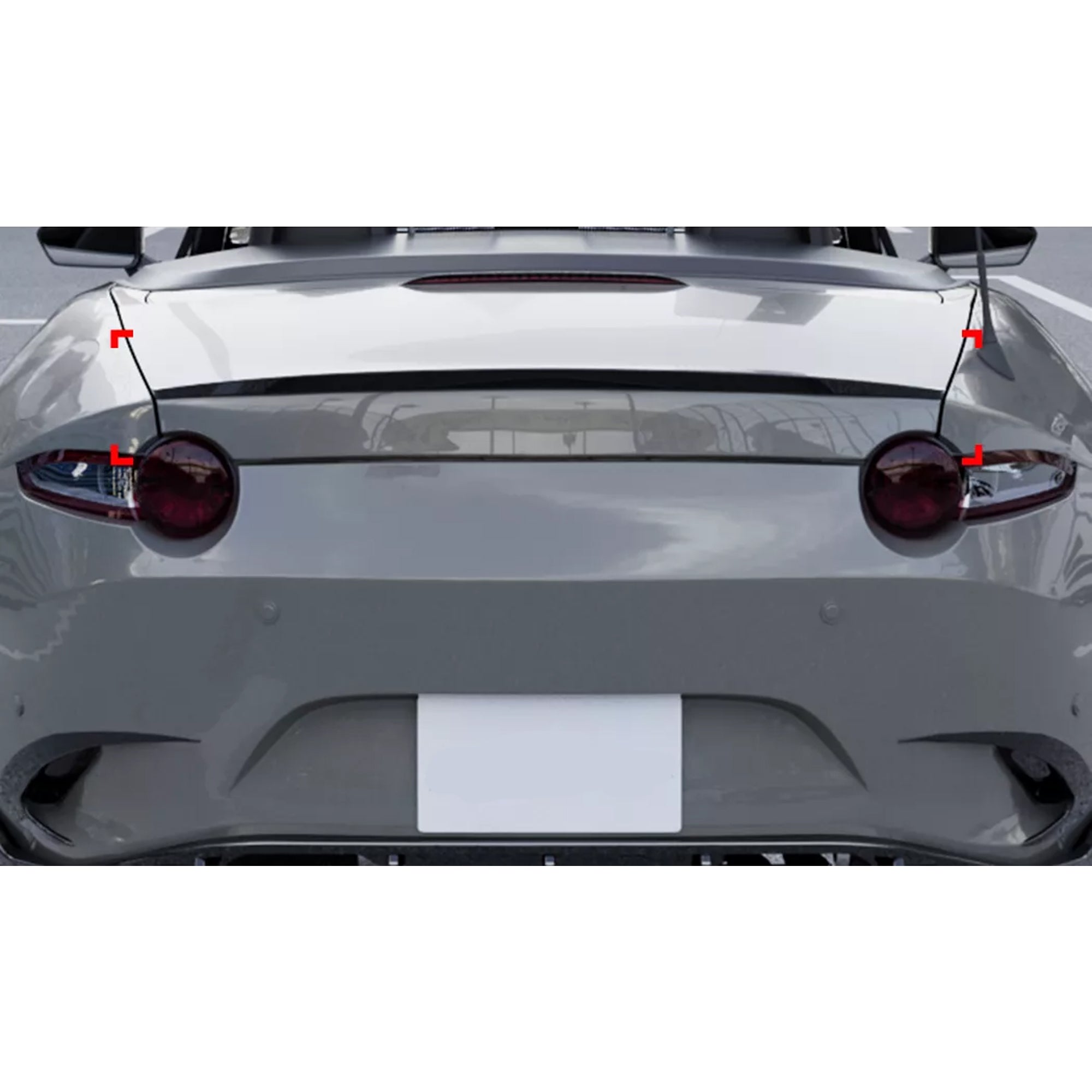Rear Trunk Spoiler For Mazda MX-5 Miata 2016+ Spoiler Piano Black ABS Plastic