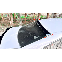 Roof Top Spoiler For Audi A4 S4 B8 2009-2016 Piano Black ABS Plastic