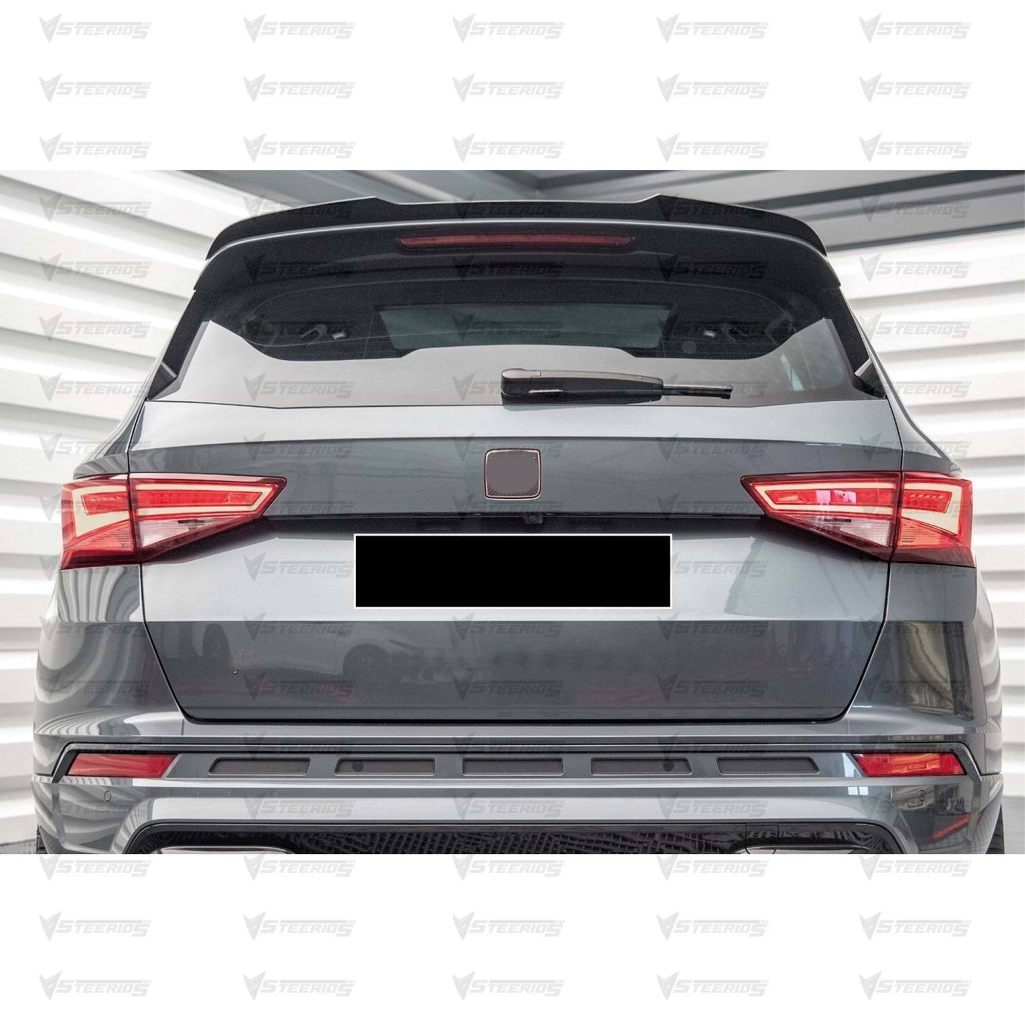 Roof Top Spoiler For Cupra Ateca Mx Cap Spoiler 2021+ Piano Black ABS Plastic