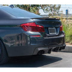 Rear Spoiler For BMW 5 Series F10 M4 Style 520i 535i 528i 550 M5 Piano Black ABS Plastic