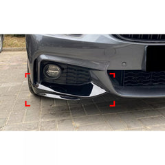 Front Bumper FLAP Wrap for BMW 4 Series F32 F33 F36 M Sport 2014-2020, 2pcs FLAP Canards Lip Splitter Corner Trim Cover Adjustable Tuning Body Part Body Kit