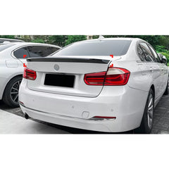 Rear Trunk Spoiler For BMW 3 Series F30 2013-2019 CSL Style Spoiler Piano Black ABS Plastic